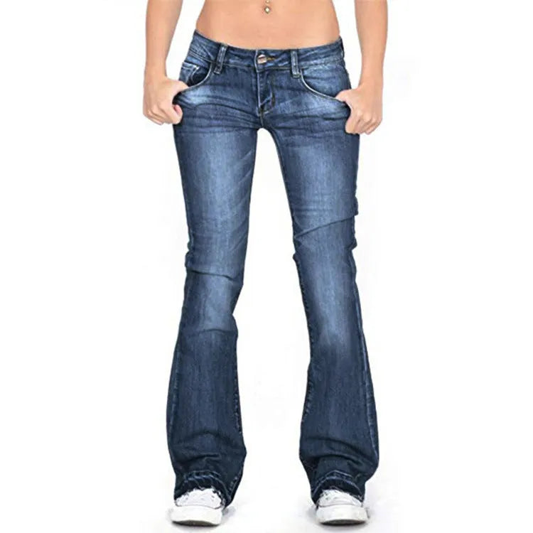 Women Bootcut Jeans Pant flared leg Trousers - EX-STOCK CANADA