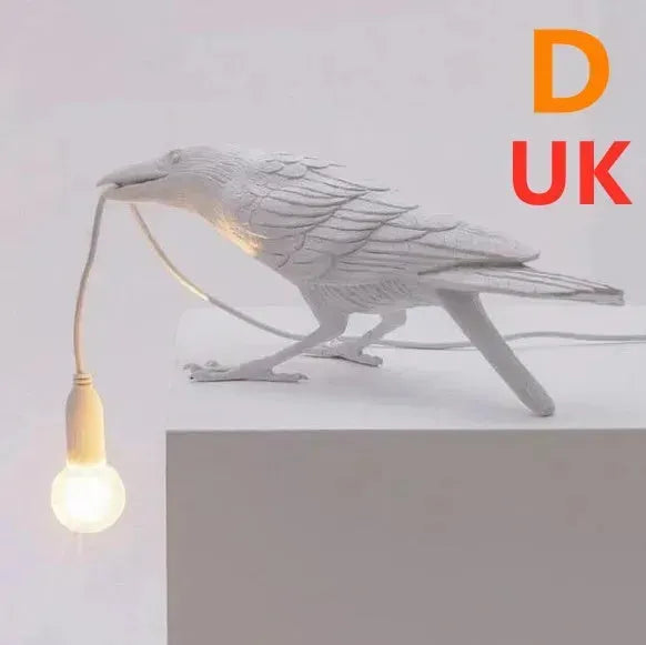 Creative Auspicious Bird Resin Wall Lamp Decoration - EX-STOCK CANADA