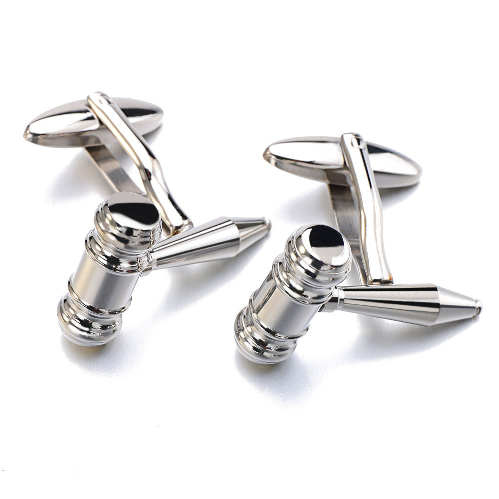 Men's Hammer Cufflinks – Stainless Steel French Cufflinks for Business & Formal Wear | Canada & USA