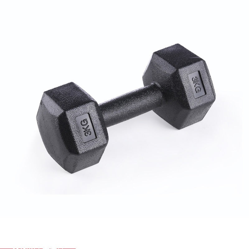Dumbells Men's Arm Muscle Training Household Rubberized Dumbbells Female Fitness Equipment 