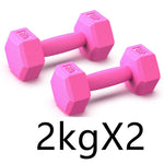 Dumbells Men's Arm Muscle Training Household Rubberized Dumbbells Female Fitness Equipment 