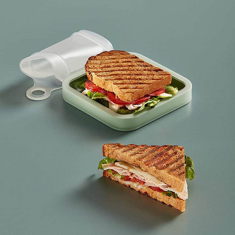 Portable Lightweight Silicone Kids Sandwich Container - EX-STOCK Canada