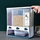 Boîte de rangement alimentaire en plastique transparent Conteneur mural pour céréales Conteneur de rangement pour céréales entières 