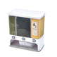 Boîte de rangement alimentaire en plastique transparent Conteneur mural pour céréales Conteneur de rangement pour céréales entières 