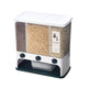 Boîte de rangement alimentaire en plastique transparent Conteneur mural pour céréales Conteneur de rangement pour céréales entières 