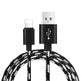 Nylon Braided Lattice Resistant Mobile Phone Data Cable Charging Cable - EX-STOCK CANADA