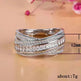 Fashion Temperament copper micro-set ladies ring - EX-STOCK CANADA