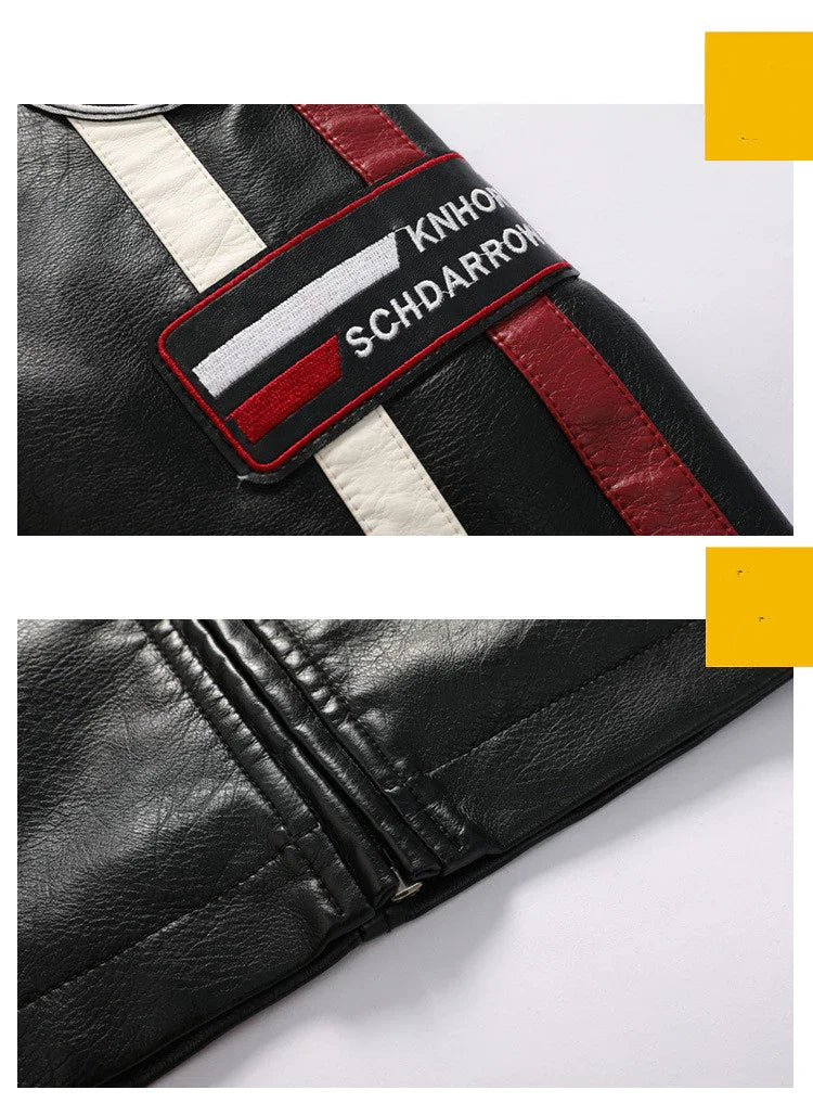 Men's Motorcycle Leather Street Motorcycle Racing Suit EX-STOCK Canada 