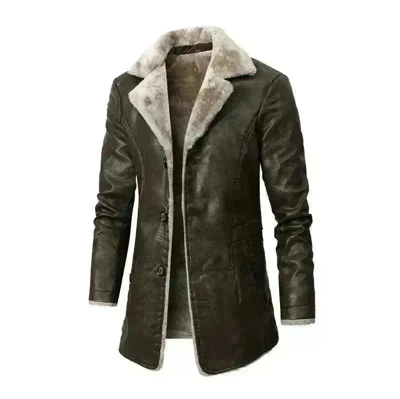 Plush Large Lapel Suit Fur Plush Jacket Men - EX-STOCK CANADA