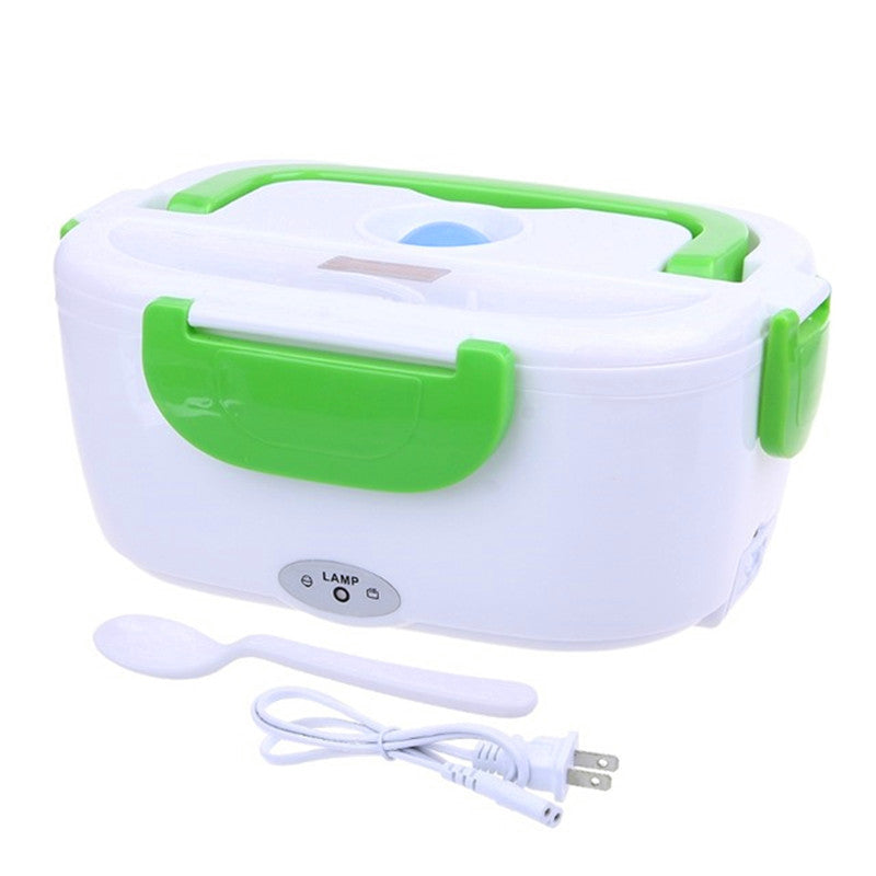 Kitchen Electric Heated Lunch Box Stainless Steel School Car Picnic Food Heating Heater Food Warmer Container EX-STOCK