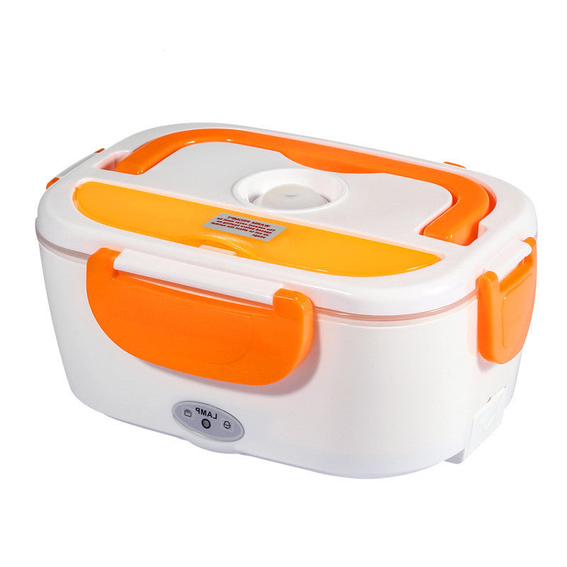 Kitchen Electric Heated Lunch Box Stainless Steel School Car Picnic Food Heating Heater Food Warmer Container EX-STOCK