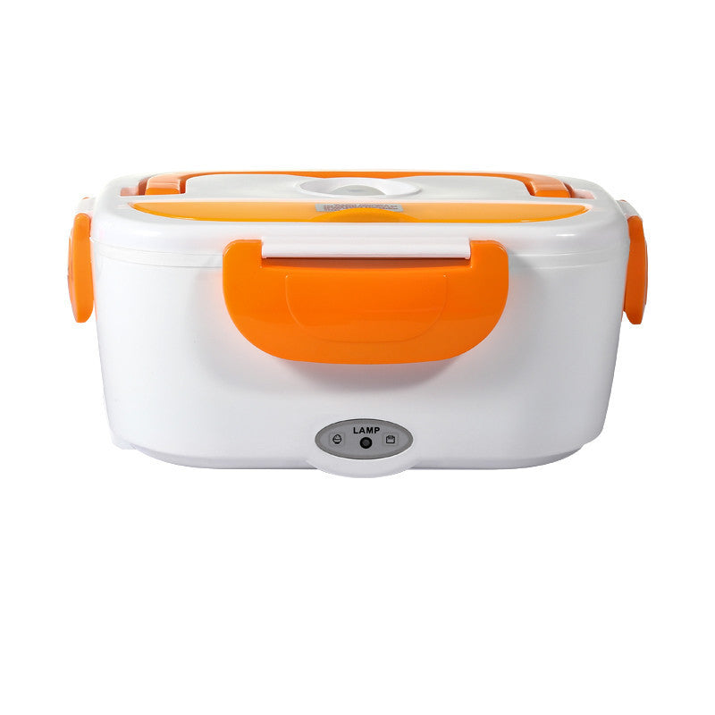 Kitchen Electric Heated Lunch Box Stainless Steel School Car Picnic Food Heating Heater Food Warmer Container EX-STOCK