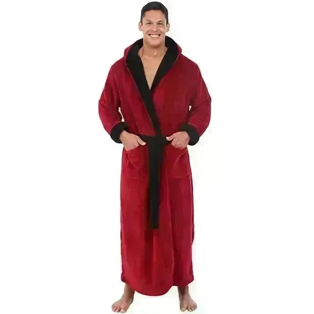 Men's Pajamas Winter Solid Color Home Wear - EX-STOCK CANADA