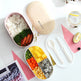 Nordic Style Wooden Sushi Lunch Box Sealed Leak-Proof Lunch Box With Cutlery EX-STOCK