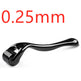 Black derma roller with 0.75mm text on a white background