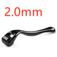 Black derma roller with '2.0mm' text on a white background