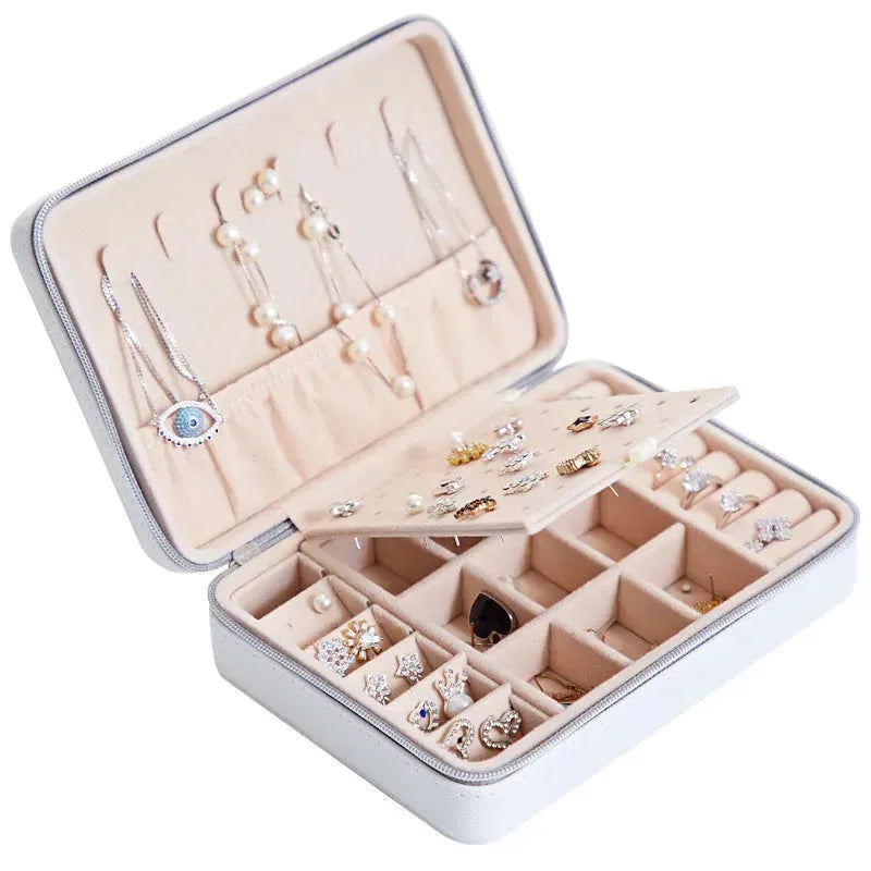 Multifunctional Jewelry Storage Box For Earrings, Earrings, Rings - EX-STOCK CANADA