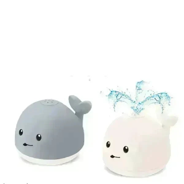 Baby Cute LED Light spray water whale bath toy - EX-STOCK CANADA