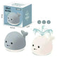 Baby Cute LED Light spray water whale bath toy - EX-STOCK CANADA