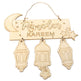Wooden Crafts Hanging Pendants Eid Mubarak Home Ramadan Decorations - EX-STOCK Canada