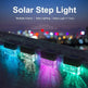 Waterproof New RGB LED Solar Light Step Fence Light - EX-STOCK CANADA