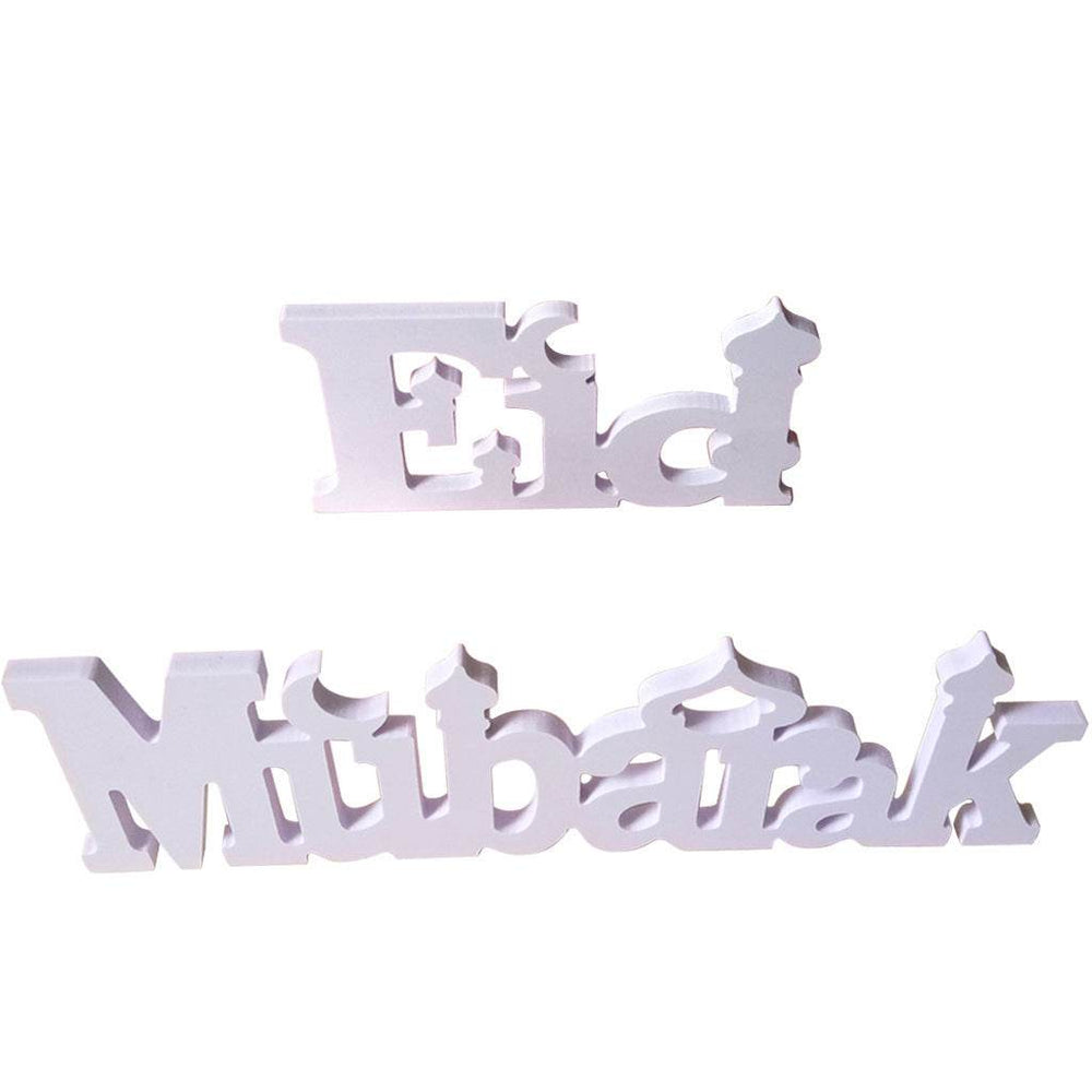 Wood Plastic Letter Ramadan Table Home Decoration Crafts Eid Mubarak plaques - EX-STOCK Canada