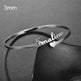 Customized Name Bracelet Personalized Custom Bangles Stainless Steel Jewelry - EX-STOCK CANADA
