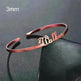 Customized Name Bracelet Personalized Custom Bangles Stainless Steel Jewelry - EX-STOCK CANADA