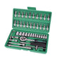 Car Repair Tool 46pcs Inch Socket Set Car Repair Tool Ratchet Torque Wrench Combo Tools Kit Auto Repairing Tool Set - EX-STOCK Canada