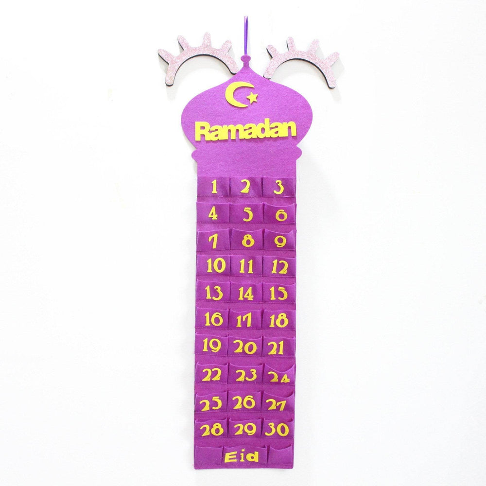 For Eid Al-Fitr And Ramadan, The Cloth Wall Calendar Carries The Bag - EX-STOCK Canada