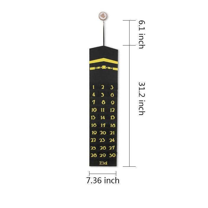 For Eid Al-Fitr And Ramadan, The Cloth Wall Calendar Carries The Bag - EX-STOCK Canada