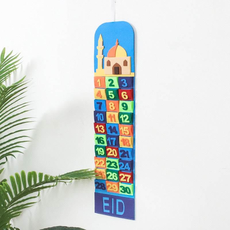 For Eid Al-Fitr And Ramadan, The Cloth Wall Calendar Carries The Bag - EX-STOCK Canada