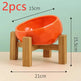 Pet Supplies Bowl Ceramic Cat Bowl Dog Bowl Oblique Mouth - EX-STOCK CANADA