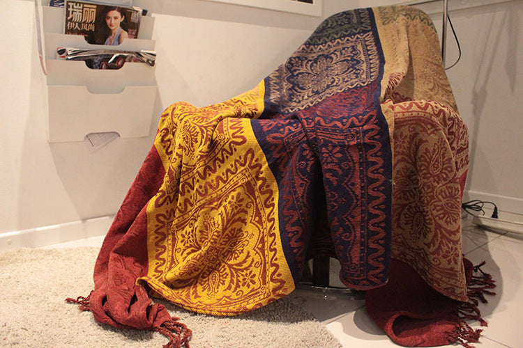 Blanket Sofa Blanket Fleece Blanket Plush Leisure Blanket Literary Cover Blanket EX-STOCK Canada 