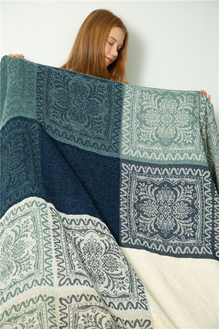 Blanket Sofa Blanket Fleece Blanket Plush Leisure Blanket Literary Cover Blanket EX-STOCK Canada 