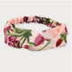 Flower Satin Elastic Cross Headband for women - EX-STOCK Canada
