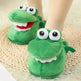 Cotton Slippers Mouth Will Move Plush Cute Funny Indoor Winter Couple Soft Bottom Plush Toys Indoor Slippers - EX-STOCK Canada