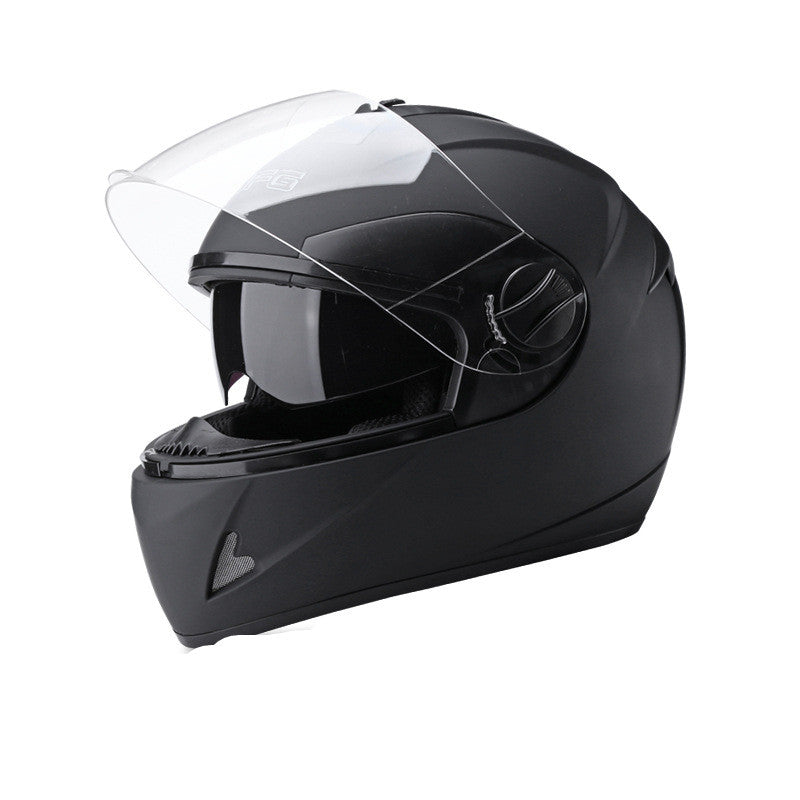 Anti-Fog Full-Face Motorcycle & E-Bike Helmet – Double Visor | 6 Colors | One Size