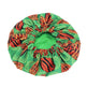 Pattern Satin Linned Bounce Hair Bonnet - EX-STOCK CANADA