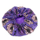 Pattern Satin Linned Bounce Hair Bonnet - EX-STOCK CANADA