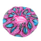 Pattern Satin Linned Bounce Hair Bonnet - EX-STOCK CANADA
