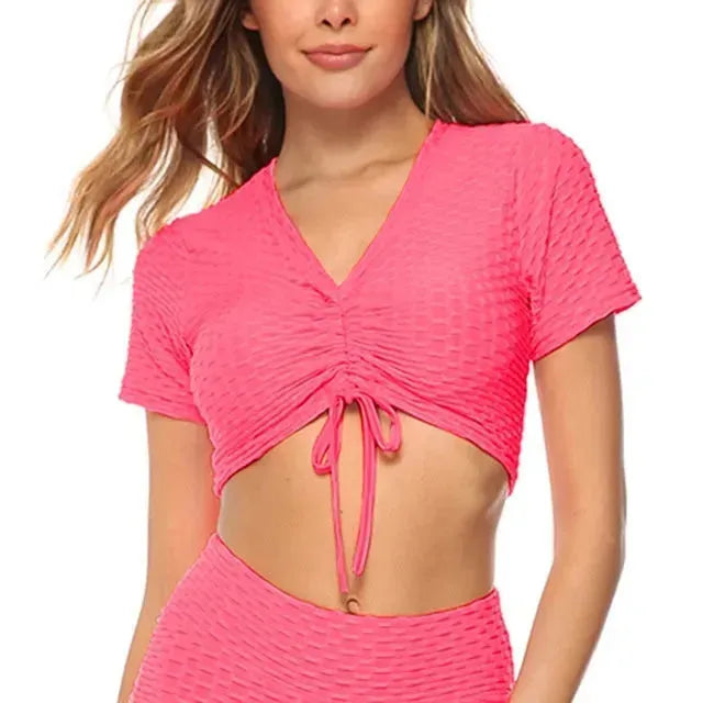 Tank Top Women Crop Gym Yoga Sport Bra Sports Shirts Workout - EX-STOCK CANADA