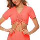 Tank Top Women Crop Gym Yoga Sport Bra Sports Shirts Workout - EX-STOCK CANADA