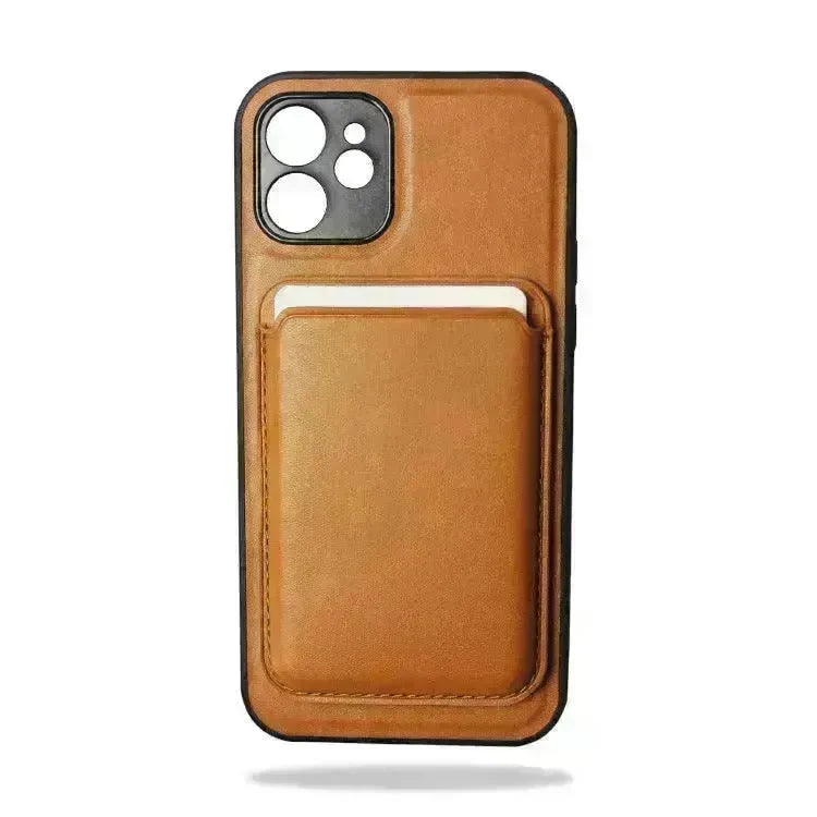 Leather Mobile Phone Case with Magnetic Card holder - EX-STOCK CANADA