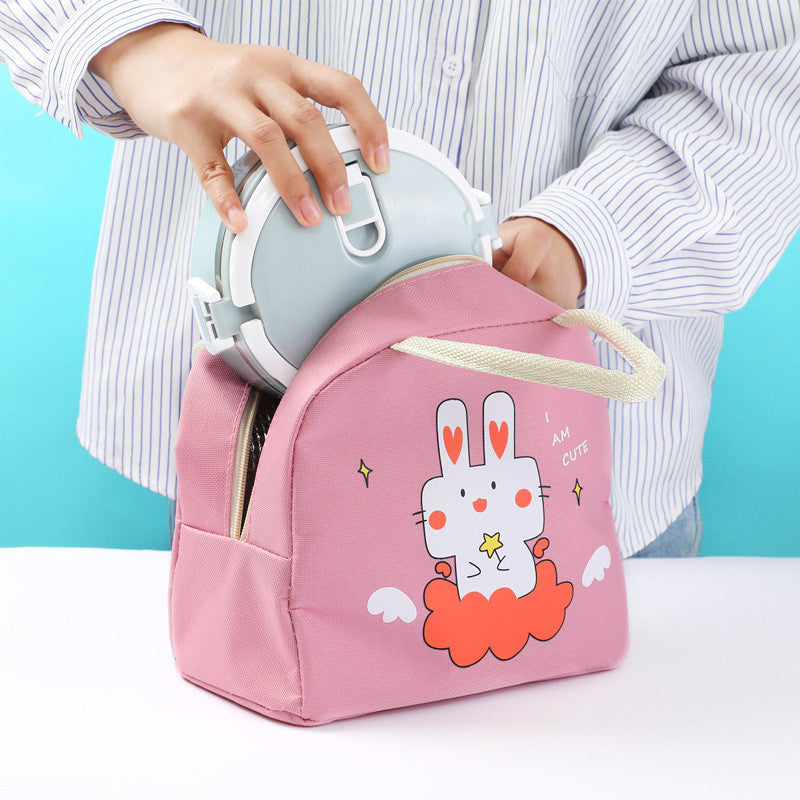 Cartoon Lunch Bag Insulation Bag Oxford Cloth Lunch Bag With Rice EX-STOCK