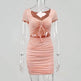 Ladies Bodycon Mini dress Open belly Club Party Dress - EX-STOCK Canada
