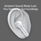 Dual Monaural Switching Noise-cancelling Earphones Waterproof Sound-activated Music Earphones - EX-STOCK Canada