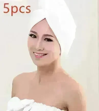 Women's Microfiber Hair Dryer Cap Absorbent Hair Towel. - EX-STOCK CANADA