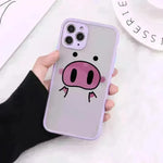 Compatible with Apple , Cartoon Transparent Phone Case Matte Shockproof Back Cover - EX-STOCK CANADA
