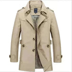 Spring Men's Casual  Mid-length Thin Windbreaker Men's Top - EX-STOCK CANADA